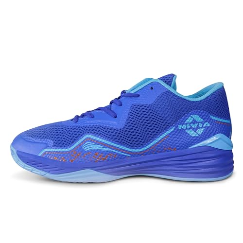 Nivia Warrior 2.0 Basketball Shoes For Men, Soft Cushion EVA Inner Insole, Indoor & Outdoor Court Shoes, The Preferred Choice of Basketball Players, Ultimate Comfort, Lightweight Flexibility, Reliable Grip