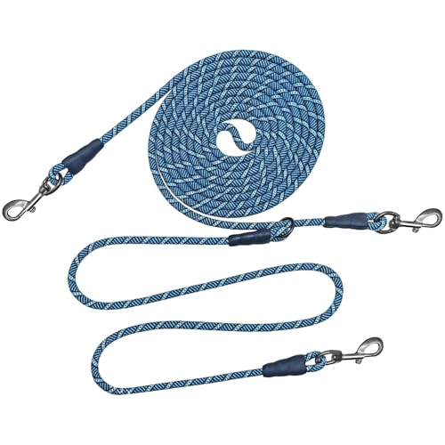 Correa para perro para patio y camping: cuerda de 19.6 pies para jugar al aire libre 8
