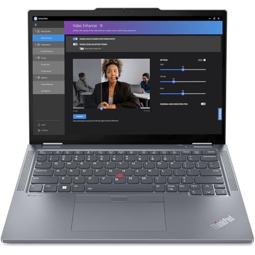 Image of Lenovo ThinkPad X13 Yoga Gen 4 13.3 inch WUXGA 2-in-1 Touchscreen Laptop, Intel Core i7-1365U 1.8GHz, 16GB RAM, 512GB SSD, Windows 11 Pro, Storm Gray