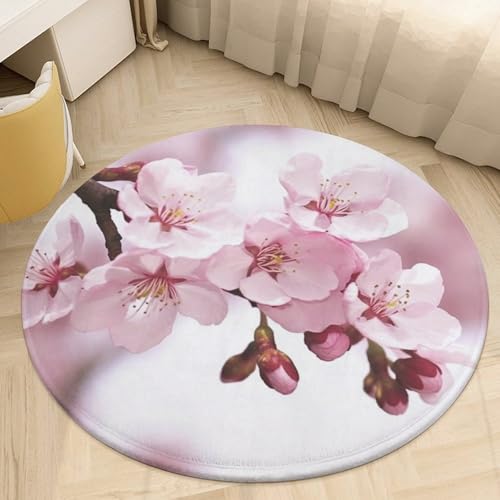 Tapis de sol rond antidérapant chambre salon absorbant