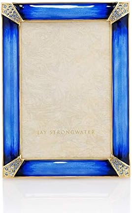 Jay Strongwater Photo Frames Leonard Pave Corner 4x6 Frame