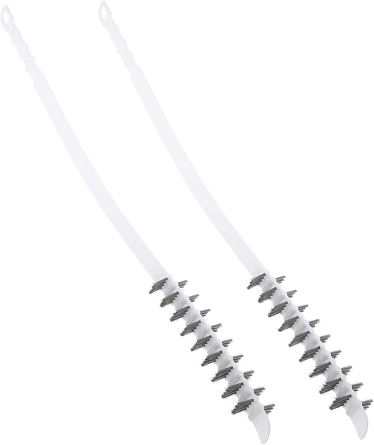OUNONA 2pcs Flexible Roller Washing Machine Brush Long Handle Bendable Cleaner for Front Load Washers for Tight Gaps Sturdy Construction Home Dryer Vent Cleaner