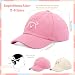 kodinsiivous 2 Paar Baby Kinder Baseball Cap, Verstellbar Sonnenhut Baby Kappe für 2–6 Jahre Junge Mädchen, Snapback Baumwolle Baseballmütze with Bärenmuster Kleinkind Sonnenhut