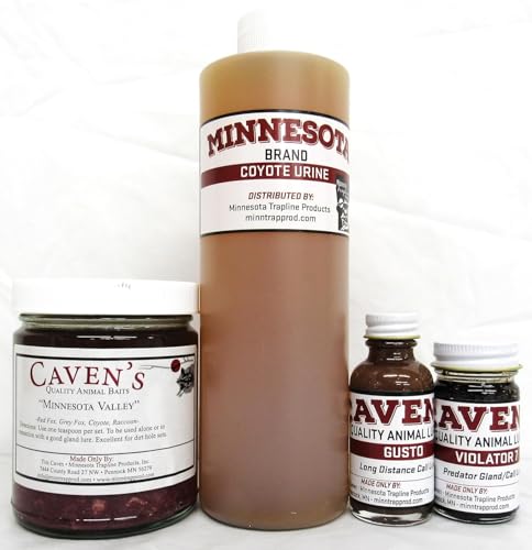 Cavens Minnesota Brand Professional Coyote Trapping Bait And Lure Kit K-13