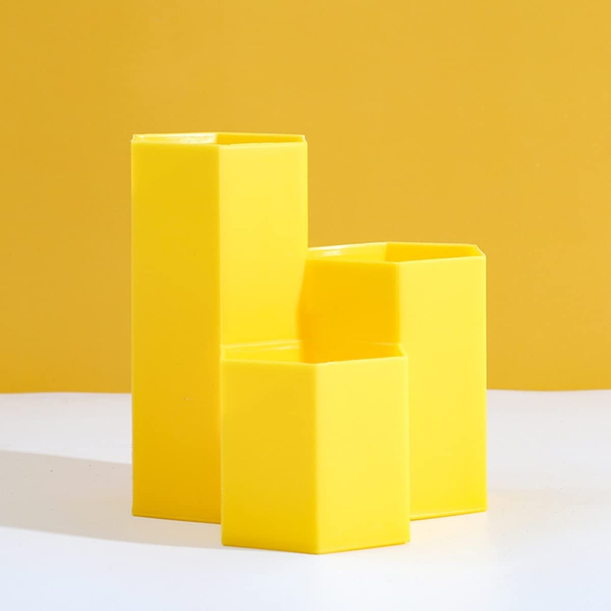 Balvi Portalápices Pantone Color Amarillo Organizador Escritorio Ten Tus Bolis, Lápices Y Plumas Orde