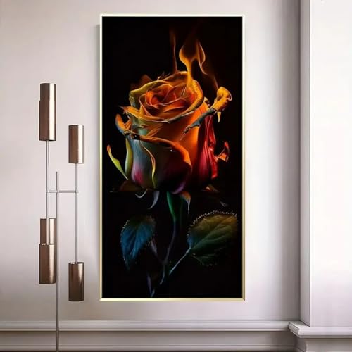 Art moderne affiches sur toile de fleurs roses de qualité supérieure