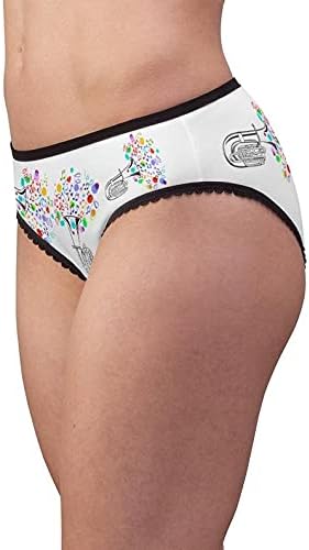 Tuba Party Panties, Tuba Party Underwear, Briefs, Cotton Briefs, Funny Underwear, Panties For Women