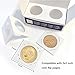 400PCS Cardboard Coin Holder Flips 2x2 Coin Flip Cardboard Coin Holder Flips Holder Mega Assortment 2 x 2 Inch for Coin Collection Supplies (8 Sizes)