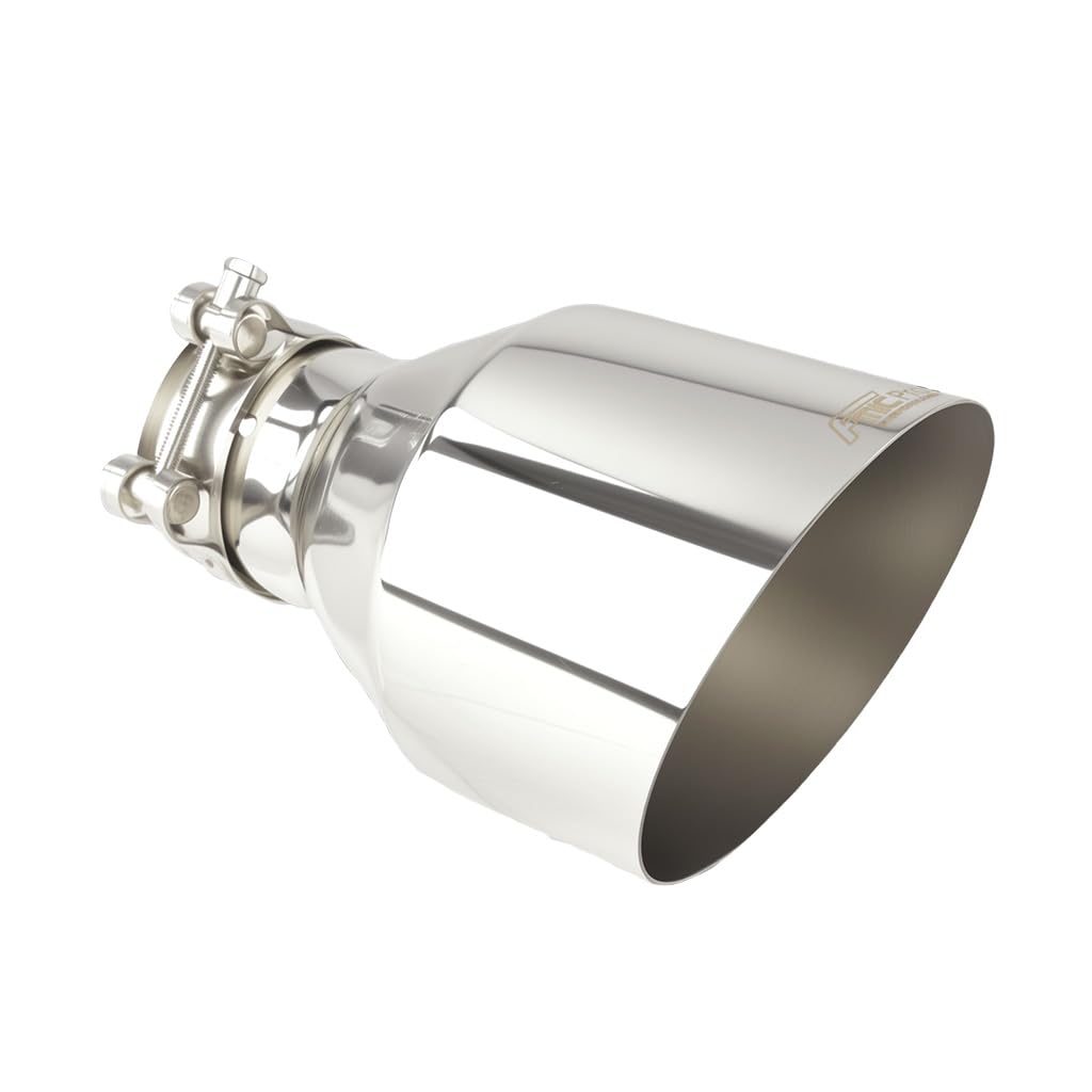 fmic.eu PERFORMANCE Tubo di scarico in acciaio inox 304, rotondo, lucidato, 115 mm, connettore 65 mm, lunghezza 180 mm