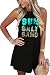 LLHXRUI Sundresses for Women Summer Beach Dress Sleeveless Hawaiian Vacation Tank Dress Tropical Graphic Short Dresses(Small,Black-13)