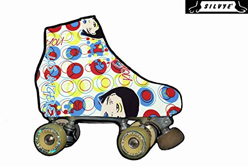 SILVYE - Fundas Cubre Patines con EXCLUSIVOS Estampados para Patinaje ARTÍSTICO NOVEDADES (Talla M, 00063)