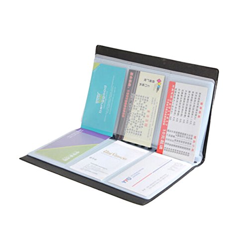 Business Card Holder Pu Leather 240 Slots Business Name Id Professional Credit Card Holder Rack Book Case Organizer Name Card Book Holder Office Business Card Holder (240Cell) #TOP3