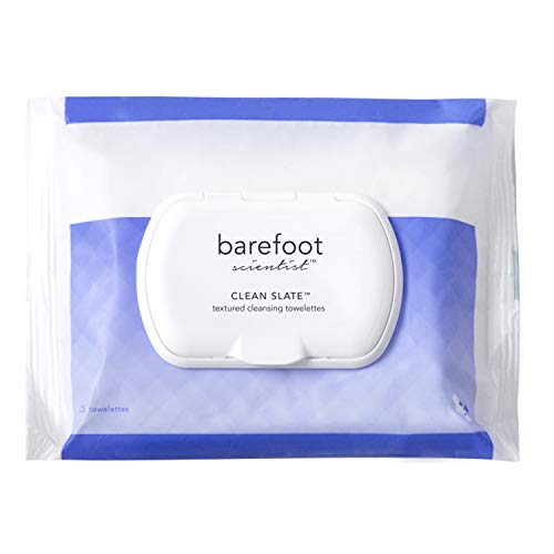Barefoot Scientist Clean Slate Textured Cleansing Towelettes, Extra-Large, Extra-Strong Foot Disinfecting Wipes