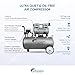 California Air Tools 8010ALFC 1.0 HP Ultra Quiet and Oil-Free Air Compressor, 8 Gallon Aluminum Tank, Lightweight with Wheels, 60 dBA Noise Level, Industrial Series