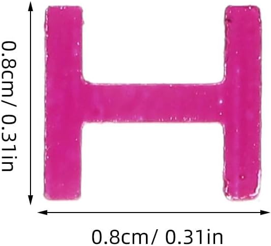 Healifty 90g Mini Resin Letter Confetti, 8 mm Glitter Alphabet Sequins | Colorful Alphabet Confetti Adds Sparkle to Resin Art, Cards, Crafts, Party Tables, Wedding Decor and Christmas Projects
