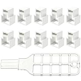 Ethernet Port Lock - RJ45 Plug Protector, Network Security Lock, LAN Port Blocker, Anti Unauthorized Access Device | Home Office, School Classroom, Computer Lab, Conference Room, Router