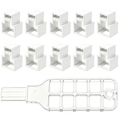 Ethernet Port Lock - RJ45 Plug Protector, Network Security Lock, LAN Port Blocker, Anti Unauthorized Access Device | Home Office, School Classroom, Computer Lab, Conference Room, Router