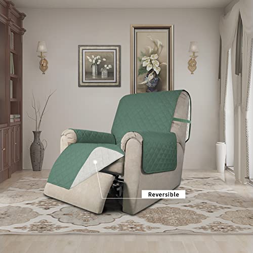 image for Easy-Going Recliner Chair Slipcover Reversible Sofa Cover Water Resist