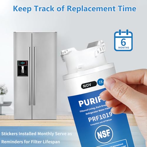 Image of Refrigerator Water Filter Compatible with RWF5800A, 012505454226, 4562222, 6 Month / 300 Gallon，4Pack