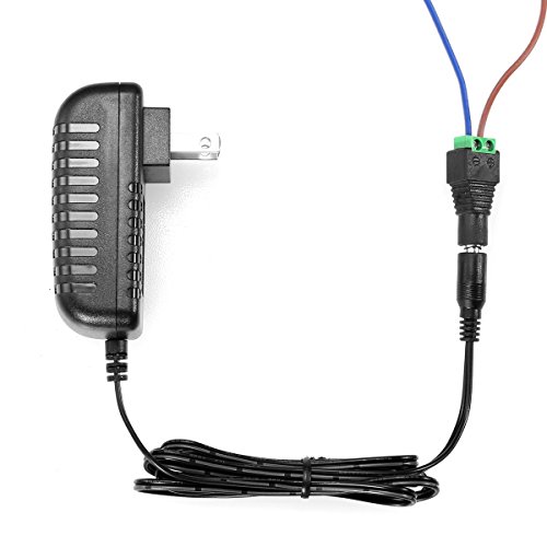 Signcomplex 12V 1A Power Supply Transformer, 12Vdc Led Driver Switching Power Supply Adapter For Led Strip Light 12W Max Us Plug, Ul Listed #TOP1