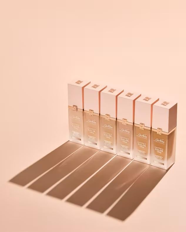 BioNike Defence Color - Fondotinta Lifting Anti-age SPF 15, 03 Sand, per Pelli Normali e Mature, Effetto Levigante Fino a 24 Ore, Attenua le Rughe e Protegge dallo Stress Cutaneo, 30 ml