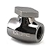 XSPC G1/4" Ball Valve, Black Chrome