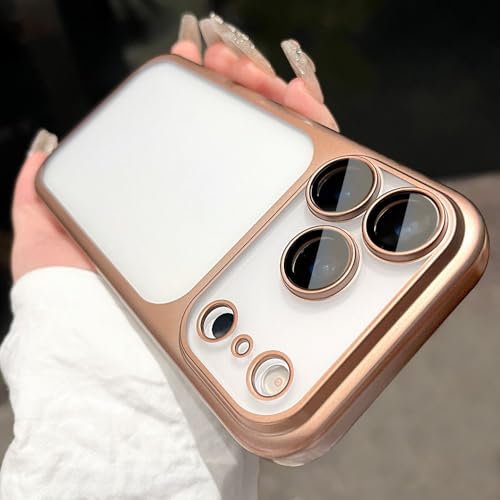 Coque iPhone 17 Air de luxe mate en polycarbonate robuste couleur or du désert