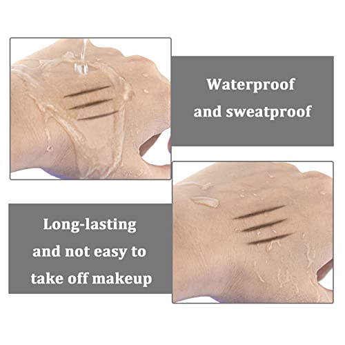 5Pcs Waterproof And Sweatproof Eyebrow Pencil Set, Pull Cord Peel-Off Eyebrow Pencil, Fills And Outlines The Perfect Eyebrow Shape, Smudge And Lasts For A Long-Lasting Make Up Novice Eyebrow Pencil (Black) #TOP4