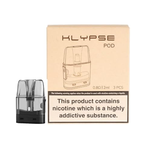 INNOKIN Klypse Pod Replacement POD 2ml E Cigarette Vape Pod (Pack of 3) No Nicotine