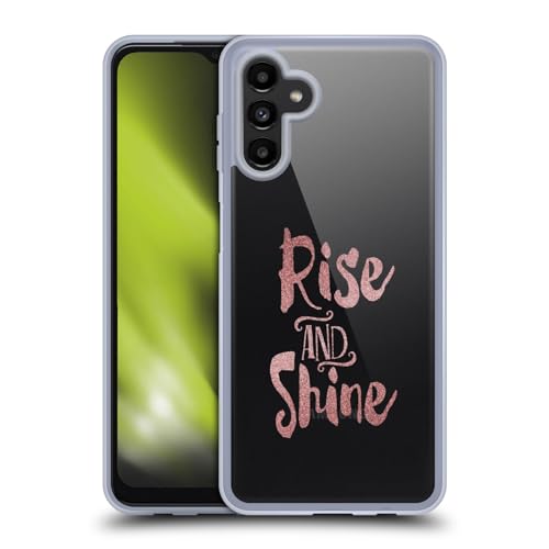 Funda de Gel Suave Samsung Galaxy A13 5G Oro Rosa Carcasa LebensArt