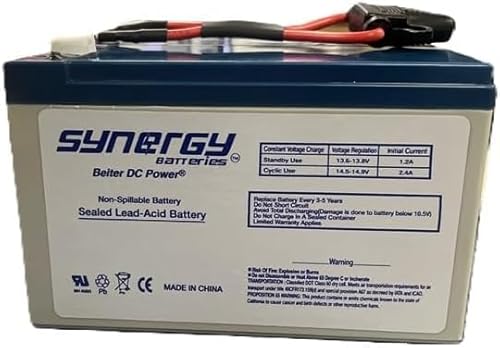 Compatible with APC RBC109 (2) 12V9ah Sealed Lead Acid Battery