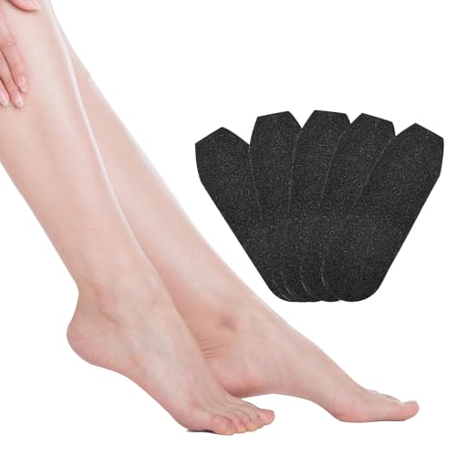 Almohadillas de repuesto para limas de pies de grano 120, paquete de 60 raspadores de pies autoadhesivos para eliminar callos, piel dura, exfoliante de pies, hogar, salón y spa