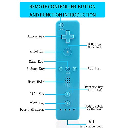 Zerostory FG02-20 2 Packs Wireless Controller And Nunchuck For Wii And Wii U Console, Gamepad thumb #2