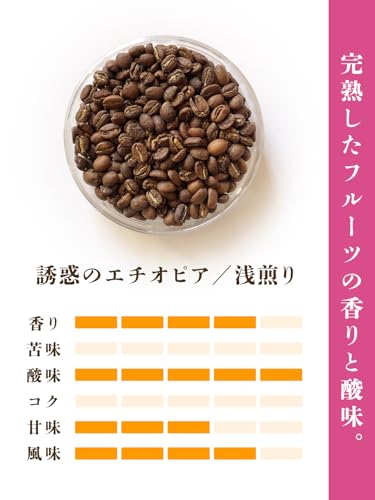 焙煎屋.御家珈琲 エチオピア 浅煎りコーヒー豆 100g