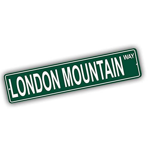 Brotherhood Aluminum Street Sign for London Mountain - Colorado Wall Decor