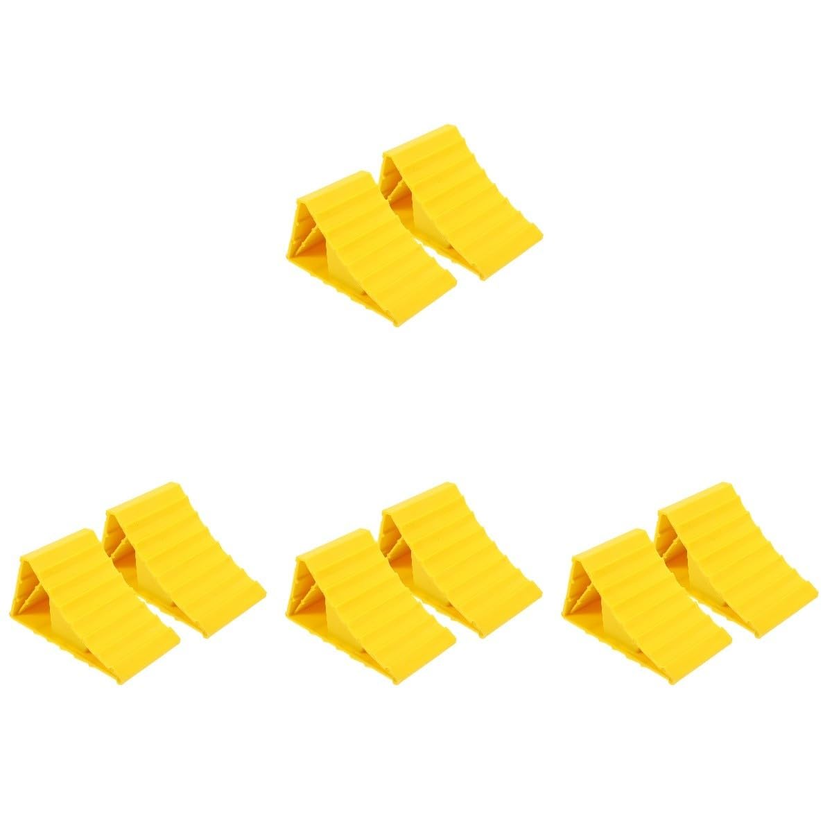 SOLUSTRE Lot De 4 Cales De Roue pour Caravanes Stabilisateurs De Roue Robustes 2 Pièces X 4