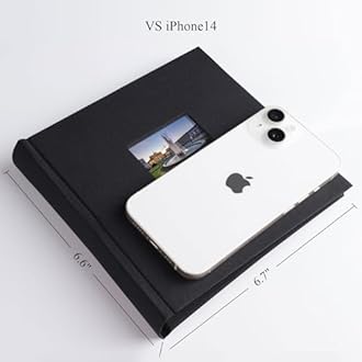 Photo Album 4x6 Hold 60 Photos with Memo Vertical Slip-in Pockets Photo Book, Linen Cover Picture Photo Albums with Writing Space for Wedding Baby Mother's Day Grey