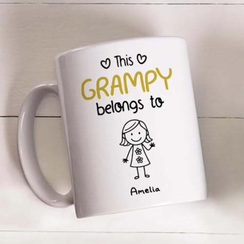 Taza personalizada para abuelo de cerámica miniatura 2