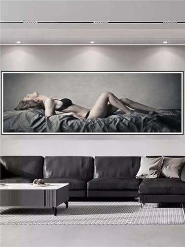 Peinture diamant adulte sexy broderie diamant femme géante 90x270