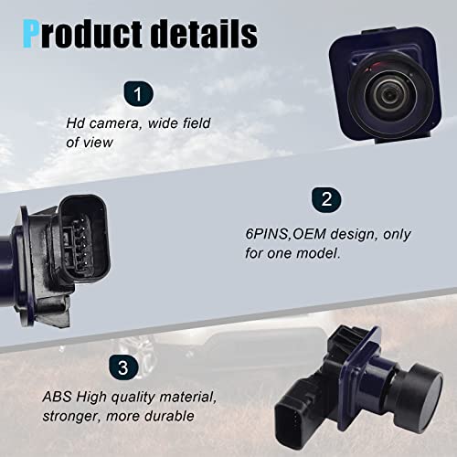 The Rear View Mirror Assist Camera is Only Compatible with 2011-2015 Ford Explorer Rear View Mirror Backup Camera OE Number BB5Z-19G490-A by Vrasly - Used condition - Image 3