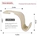 Amooca Car Seat Headrest Hook Universal Vehicle Storage Hanger Leather with Metal Car Seat Back Organizer for Handbag Purse Coat Beige 2 Pack