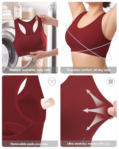 Image of FITTIN Supportive Sports Bra for Large-Bust: 12-Hour Zero-Pressure Comfort