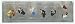 Preiser 10391 Sitting & Eating Package(8) HO Model Figure