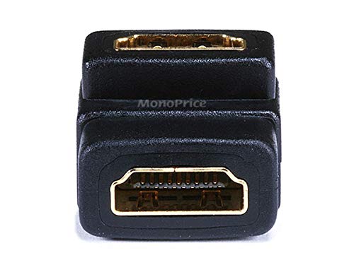 Monoprice acoplador HDMI hembra a hembra 90° miniatura 2