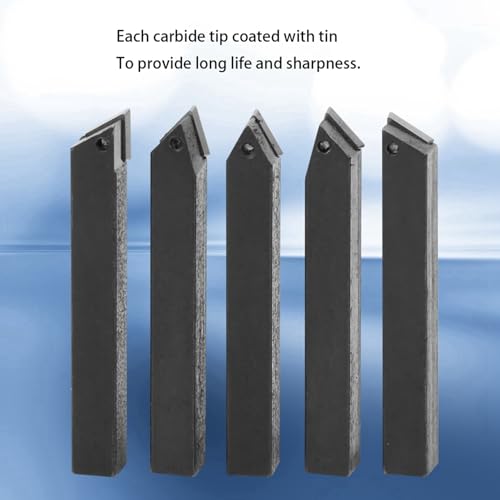 Set de herramientas de torneado de carburo con puntas triangulares miniatura 3