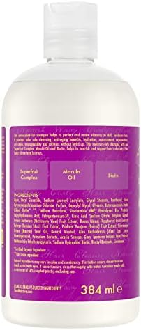 SheaMoisture Superfruit Complex silicone and sulphate free shampoo 10-in-1 Multi-Benefit Shampoo for wavy and curly hair 384 ml