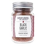 Burlap & Barrel Black Garlic Powder – Rich, Savory Flavor – Perfect for Roasted Proteins & Vegetables – Black Garlic Seasoning – As Seen On Shark Tank - 2.2oz Jar