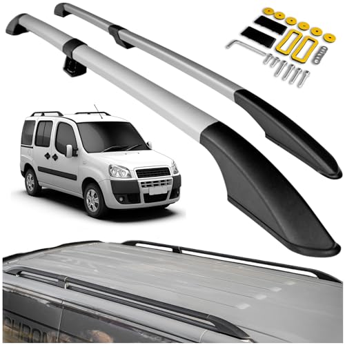 CHROMEMASTER | Compatibili con Fiat Doblo Long 2001-2010 | Barre Trasversali da Tetto, Mancorrenti sul Tetto | Sono Utilizzate per il Montaggio di Portapacchi, Box da Tetto o Portabiciclette