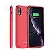 Battery Case for iPhone X/XS/10,JUBOTY 4000mAh Slim Protective Portable Charging case for iPhone X XS Juice Power Bank Battery Charger Case-Build in Magnet(24 Month Warranty)