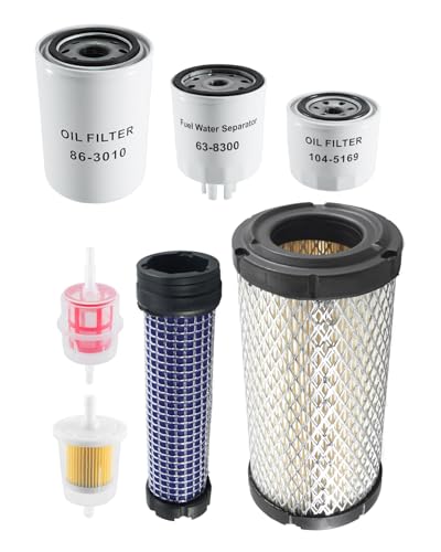 Image of Loader Air Oil Fuel Filter Kit Fit for Toro Dingo TX1000 Compact | Replace 108-3811 104-5169 63-8300 112-7836, Automotive Hydraulic Oil Fuel Filter, 6Pcs
